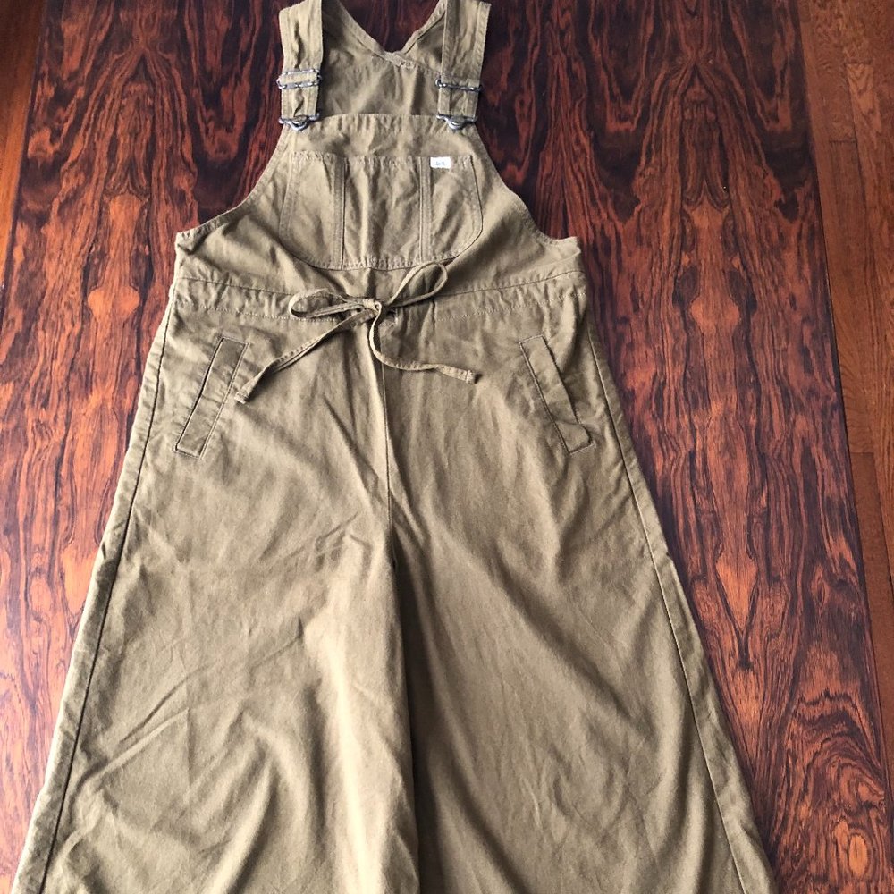 Japanese Lee overalls, wide leg, tie waist